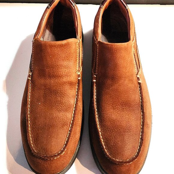 Johnston & Murphy XC4 Brown Leather Loafers - Size 12 - Picture 10 of 16